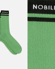 Sportsocken aus Biobaumwolle mit Nobile-Schriftzug