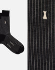 Julius Caesar - Micro ribbed crew socks
