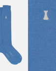 Federico II – Einfarbige Kniestrümpfe Socken