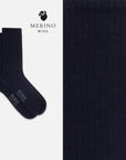 Weiche Sportsocken – Box mit 6 Paar Merinowolle-Sportsocken