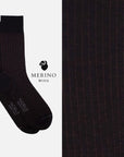 Tiziano – Socken aus Merinowolle mit Mikrogerippte