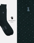 Machiavelli – Socken aus Merinowolle mit Pois