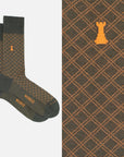 Robert I of Scotland - Scottish design crew socks