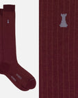 Julius Caesar - Micro ribbed knee high socks