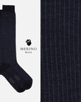 Casino Royale - Box of 6 knee high Merino wool socks - Mixed designs