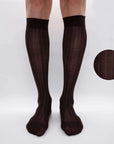 Chiffon Filoscozia® – Micro ribbed lightweight knee high socks
