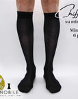 Tailor made - Knee high chiffon socks in Filoscozia® cotton (6 pairs or more)
