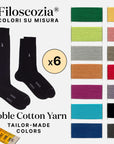 Socken in maßgefertigten Farben