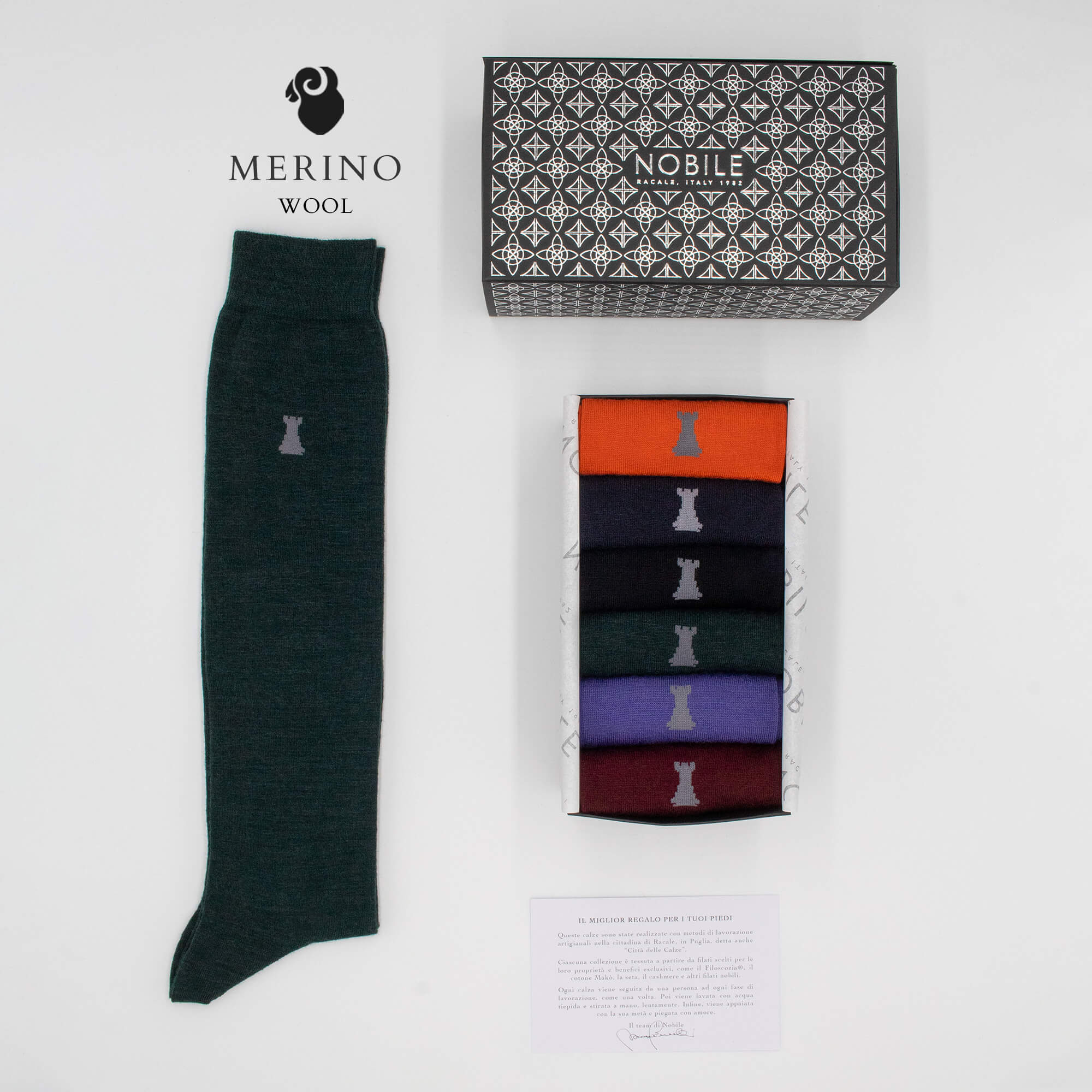 2 Paia Di Calze Alte In Lana Merino Ducks Unlimited - Extra Lunghe E Pesanti Per Caccia E Pesca - Foto 3