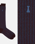 Dalì - Kniestrumpf Herren mit Kunstrippen in Filoscozia®