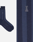Dante - Chaussettes homme à larges côtes en Filoscozia®