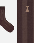 Dante – Men's Wide-Rib Crew Socks in noble cotton yarn, Filoscozia®