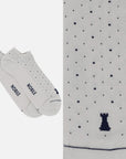Ankle socks in Makò pure cotton - Dots