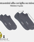 Tailor made - Ankle socks in Makò cotton (6 pairs or more)