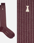 Julius Caesar - Micro ribbed knee high socks