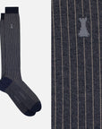 Julius Caesar - Micro ribbed knee high socks