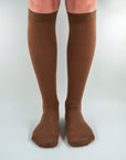 Jasmine - Solid color Knee-High Socks in soft Makò cotton
