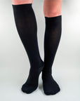 Jasmine - Solid color Knee-High Socks in soft Makò cotton