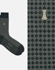 Pythagore - Chaussettes à micro losanges