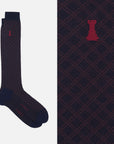Box 12 paia calze lunghe uomo in Filoscozia® - Pattern iconici