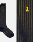 Julius Caesar - Micro ribbed knee high socks