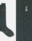 Louis XIV - Knee high socks with dots