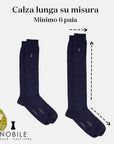 Tailor made - Knee high socks in Filoscozia® cotton (6 pairs or more)