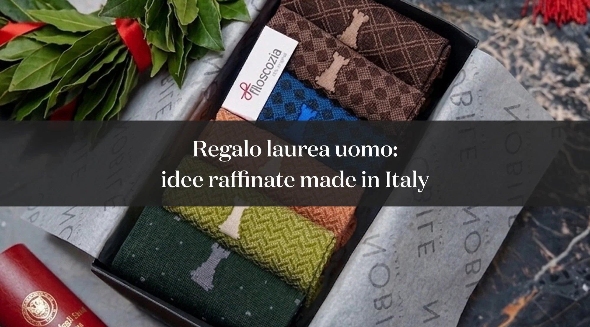 idea regalo laurea uomo handmade made in Italy con accessori artigianali eleganti e originali