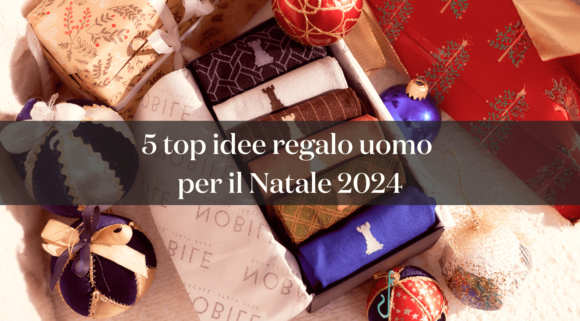 Cover articolo blog 5 top idee regalo uomo natale 2024