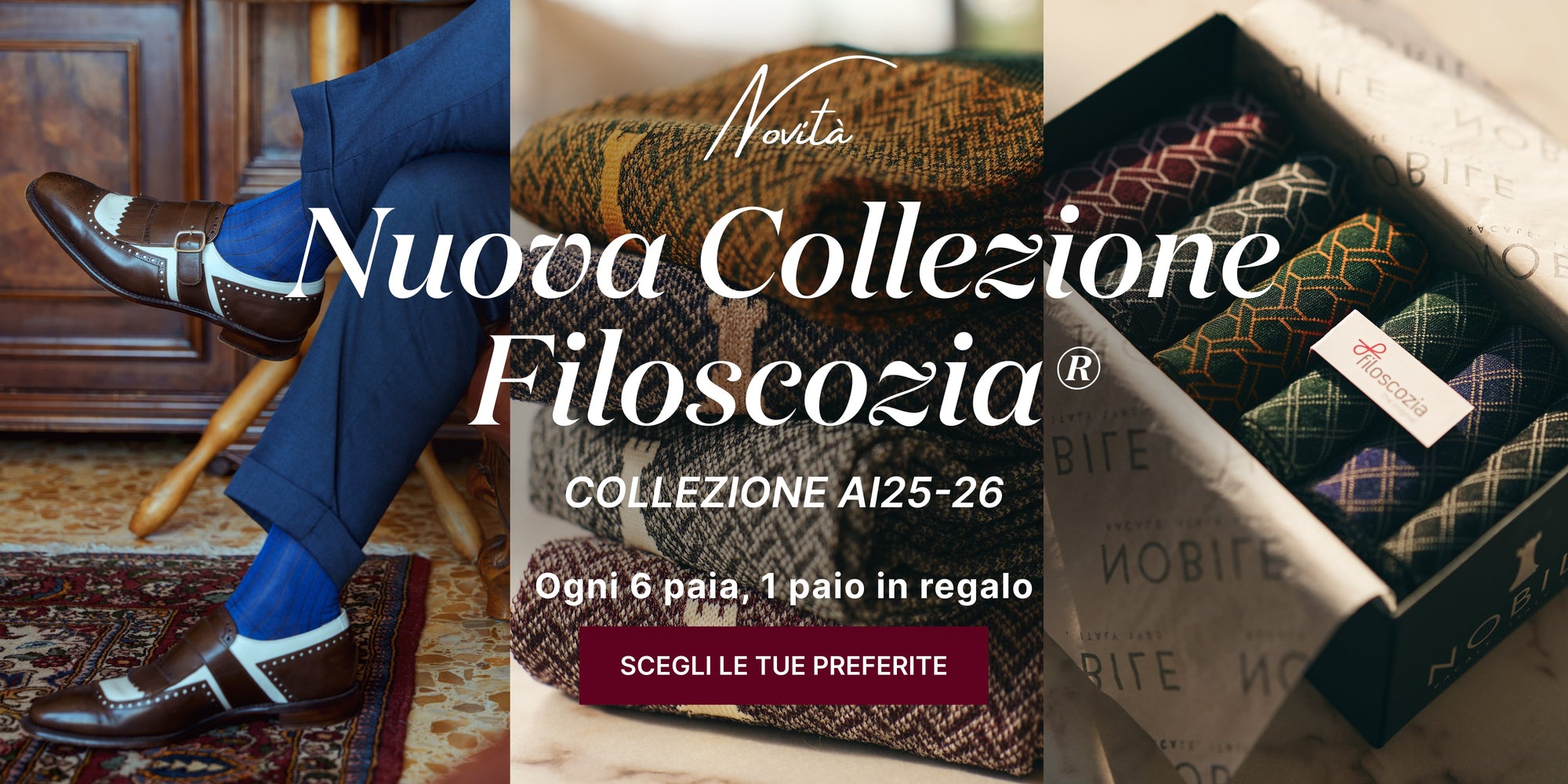 Calze corte uomo Ciocca 310/1 filo di scozia 6 paia Calze corte uomo Ciocca 310/1 filo di scozia 6 paia