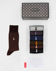 Sherlock Holmes - Box mit 6 Socken - Gemischte Designs