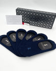 No show socks 6 pairs - Solid Navy Blue