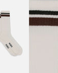 Bianco & Righe - Box da 6 calze sportive in cotone bio