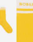 Sportsocken aus Biobaumwolle mit Nobile-Schriftzug