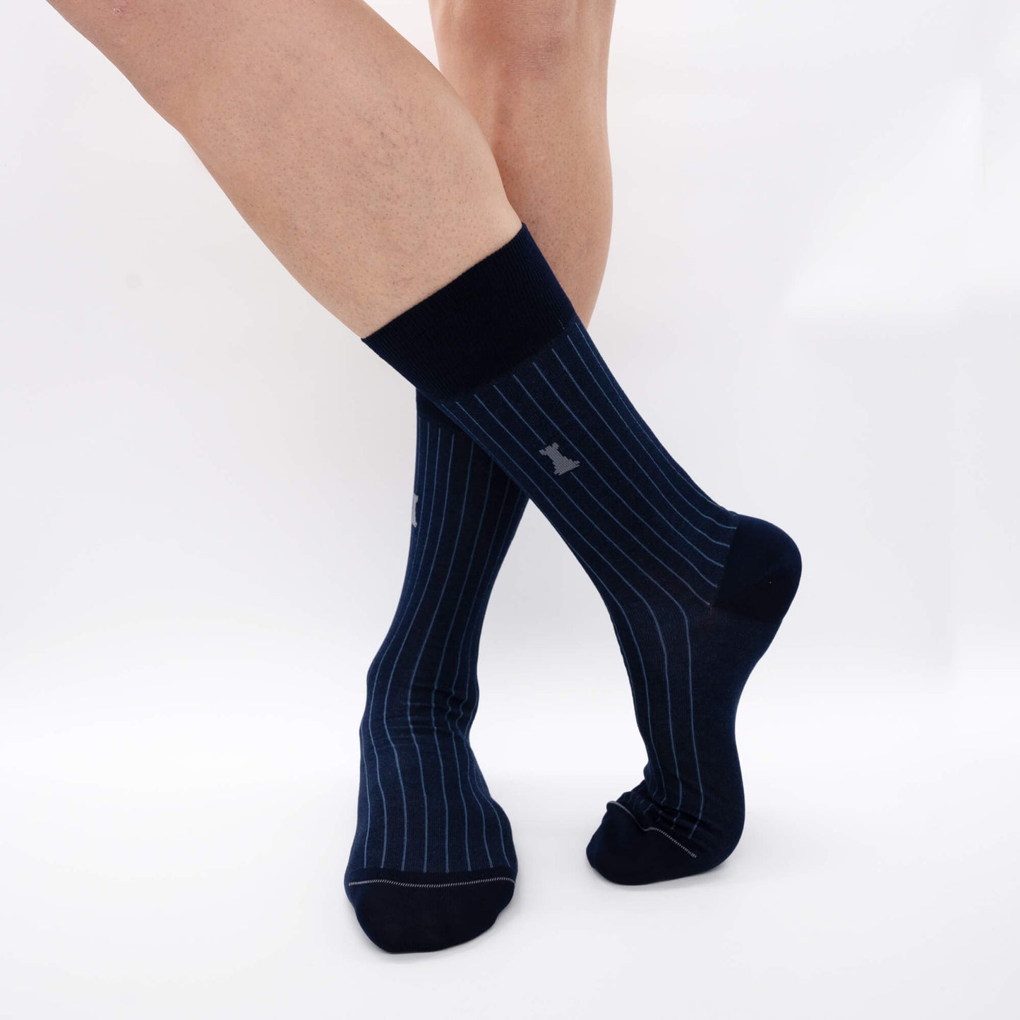 Daily Office Box of 6 crew socks- 3x solid color & 3x Micro Ribs