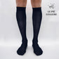Box of 6 Chiffon Filoscozia® Lightweight knee high socks - All Blue