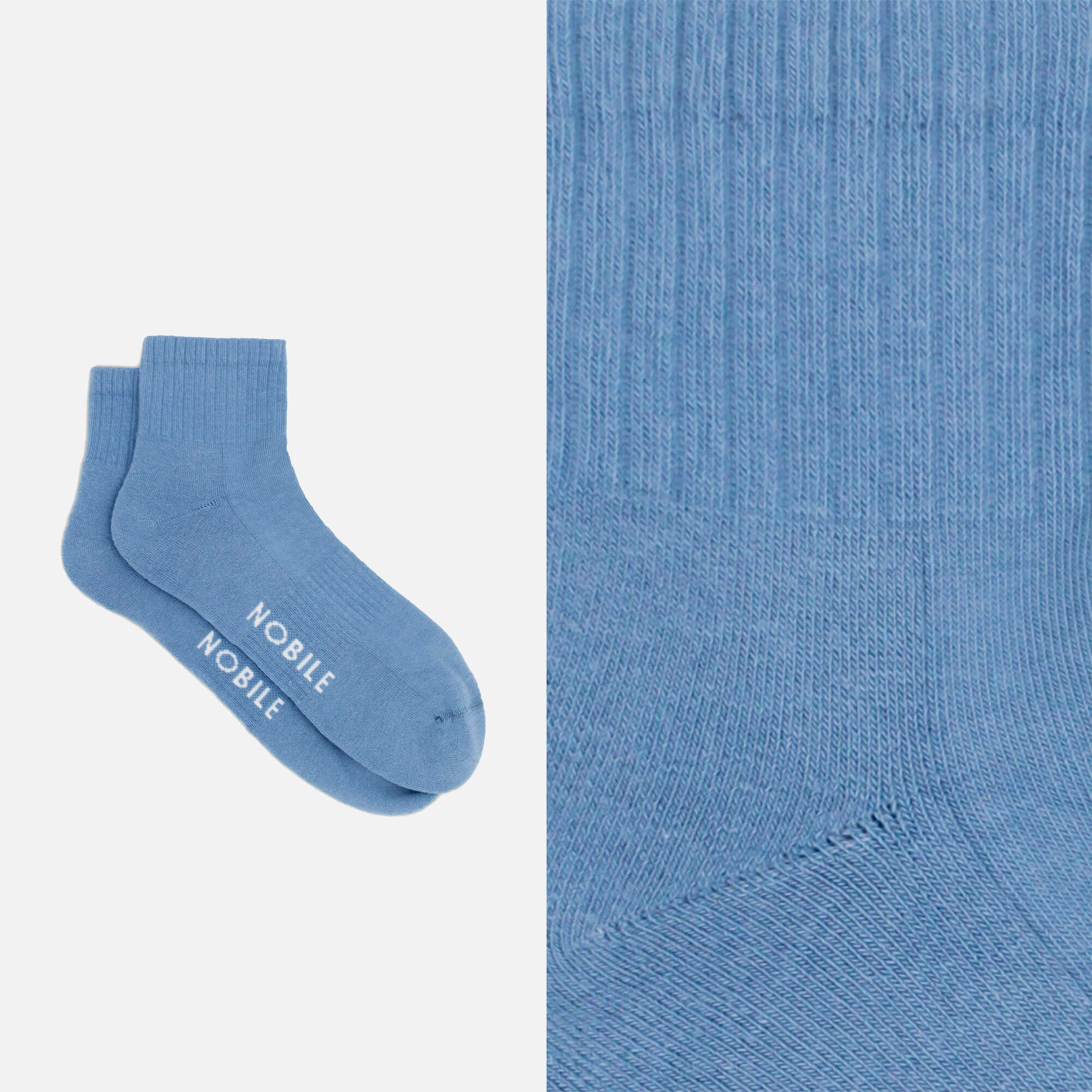 Kurze Sportsocken aus Biobaumwolle
