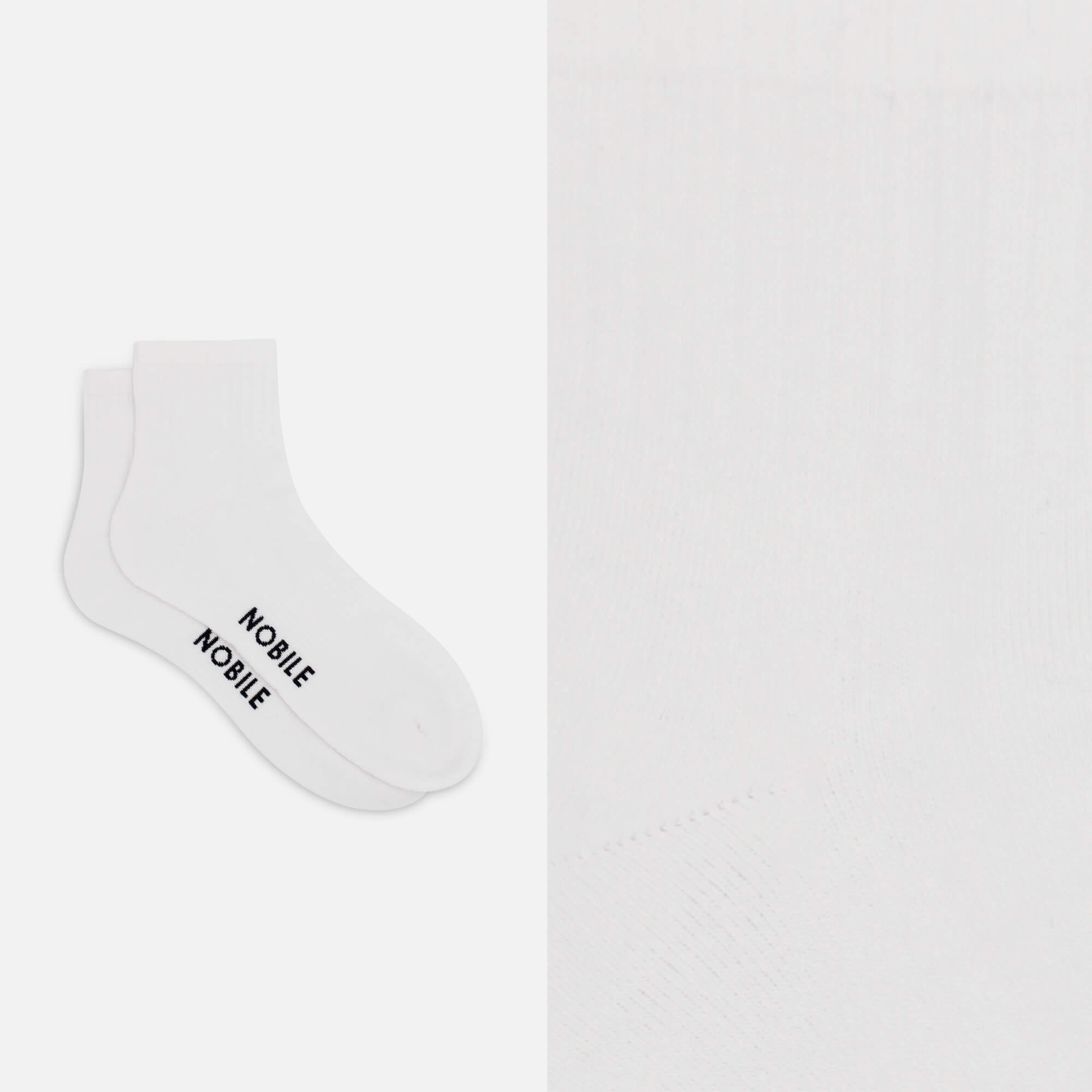 Kurze Sportsocken aus Biobaumwolle