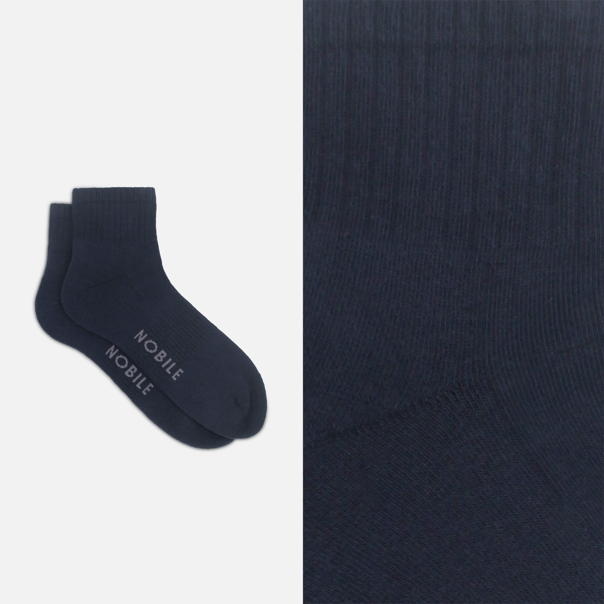 Kurze Sportsocken aus Biobaumwolle