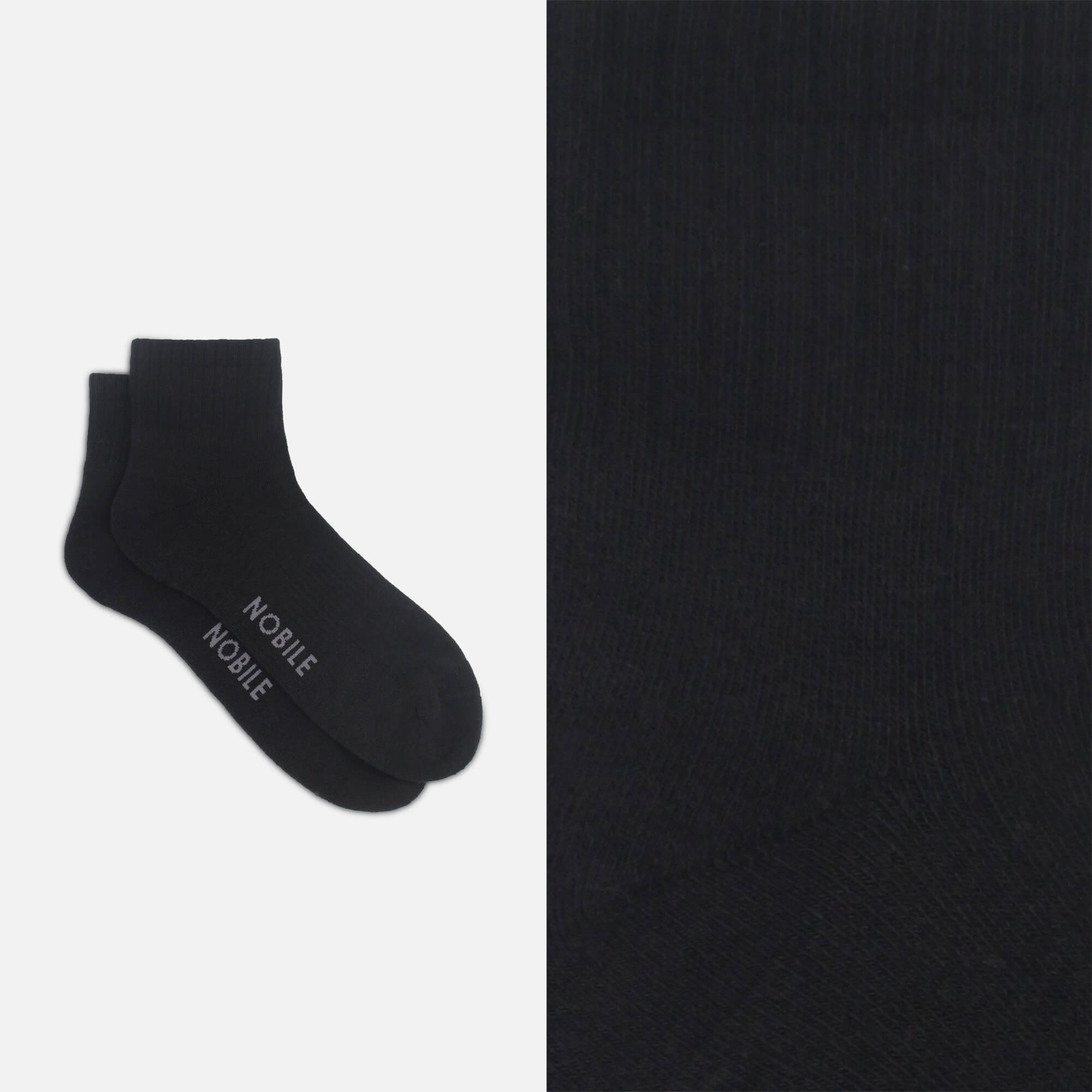 Kurze Sportsocken aus Biobaumwolle