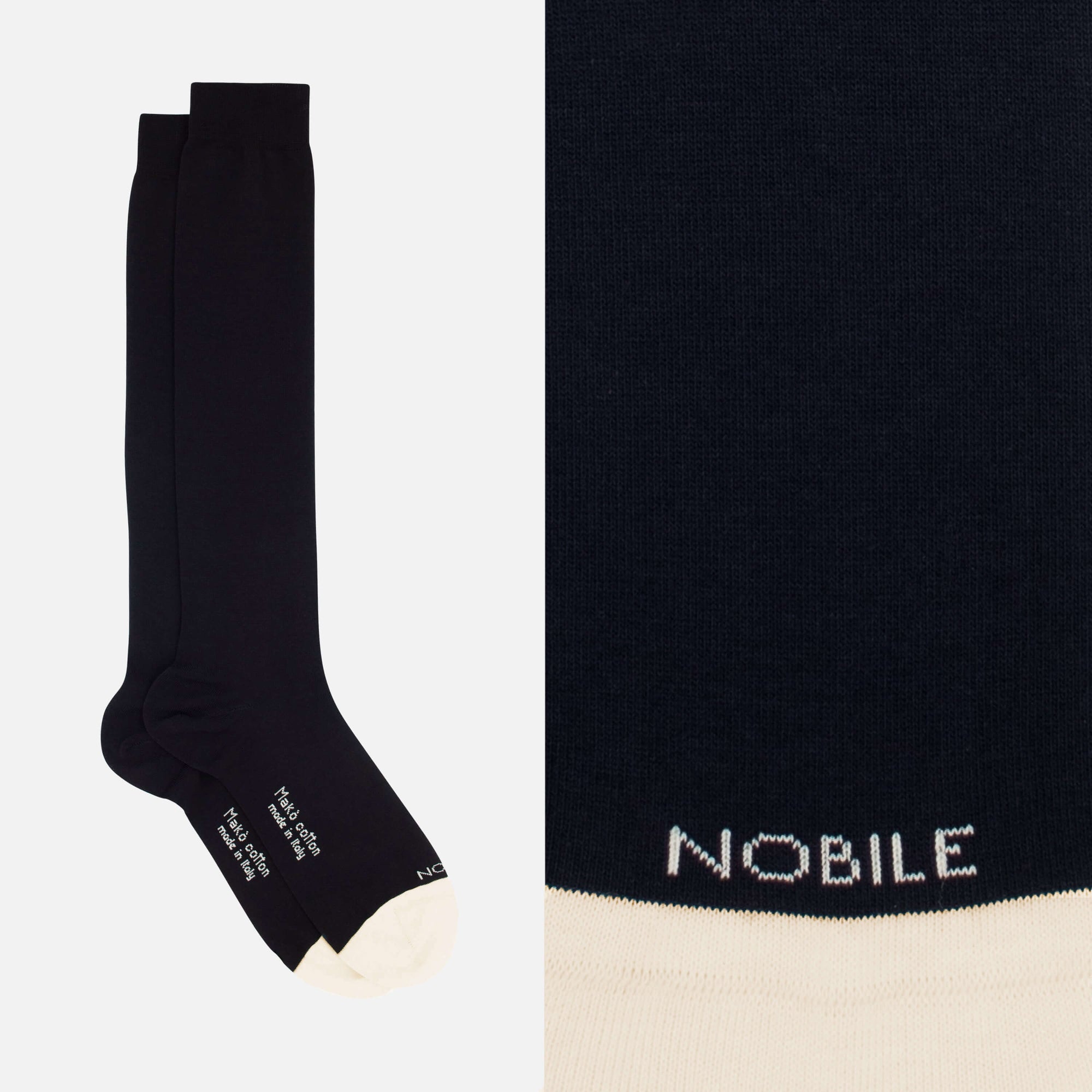 Giotto – Kniestrumpf aus weicher Makò-Baumwolle