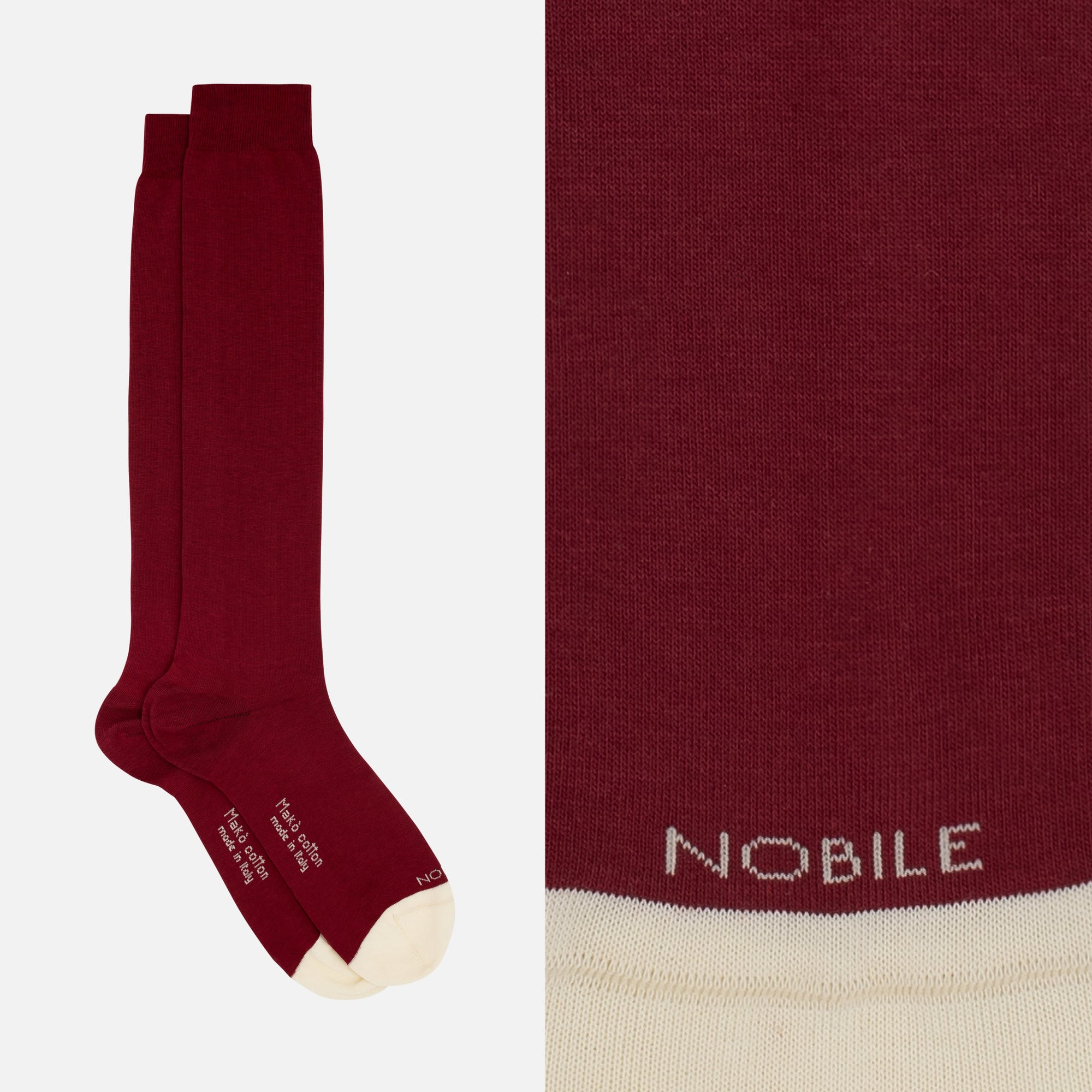 Giotto – Kniestrumpf aus weicher Makò-Baumwolle