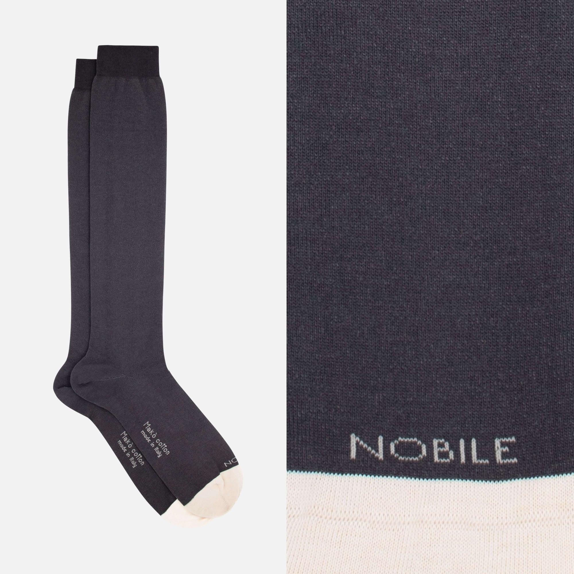 Giotto – Kniestrumpf aus weicher Makò-Baumwolle