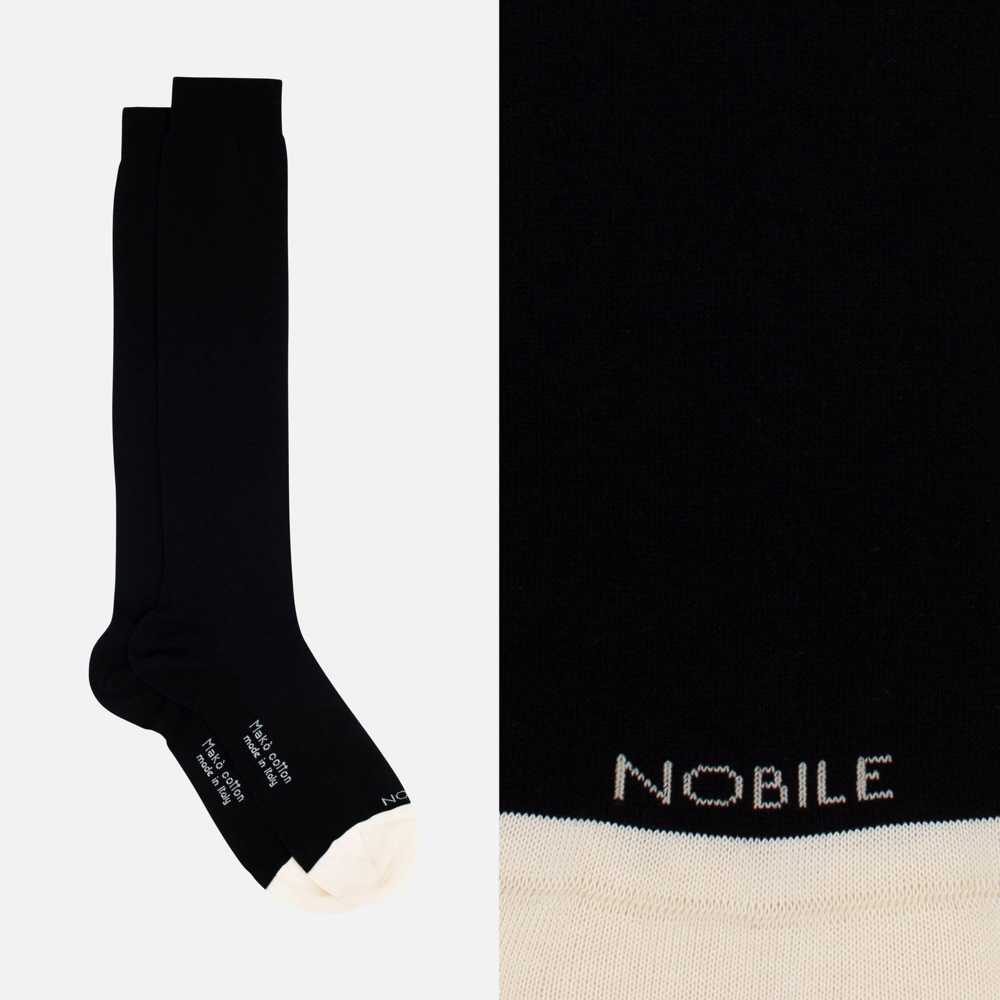 Giotto – Kniestrumpf aus weicher Makò-Baumwolle