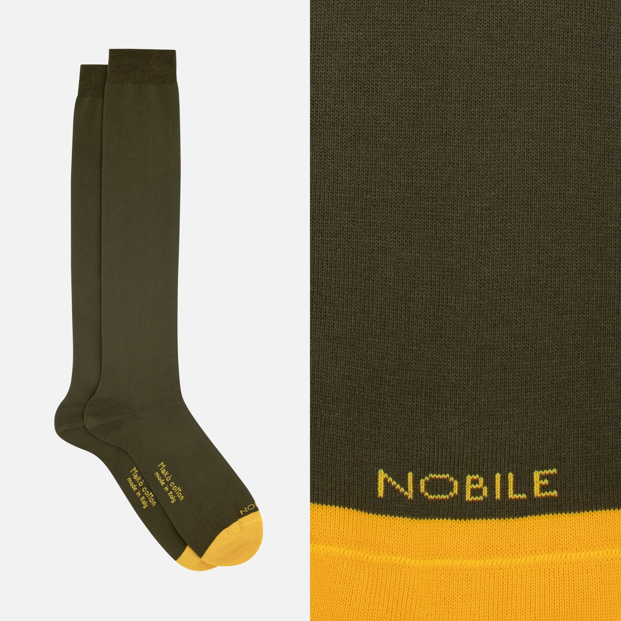 Giotto – Kniestrumpf aus weicher Makò-Baumwolle