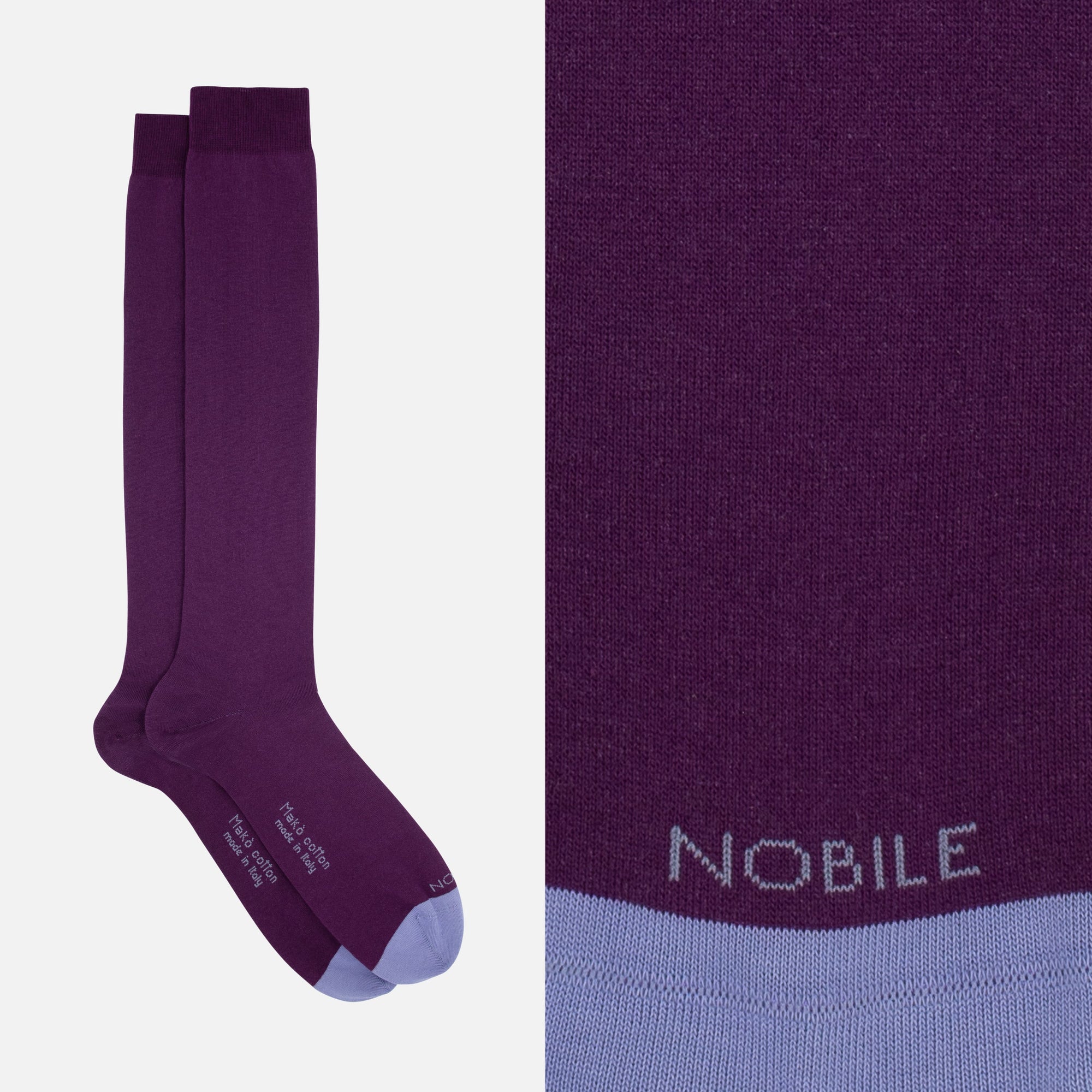 Giotto – Kniestrumpf aus weicher Makò-Baumwolle