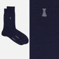 Einfarbig blau – Box mit 6 Socken