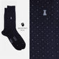 Soft Pois – Box mit 6 Socken aus Merinowolle mit Pois