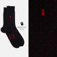 Casino Royale – Box mit 6 Socken aus Merinowolle – Gemischte Designs