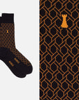 The Great Gatsby Box of 6 crew socks - Mixed designs